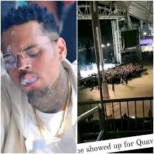 Celebrity Beef: Chris Brown and Quavo's Show
