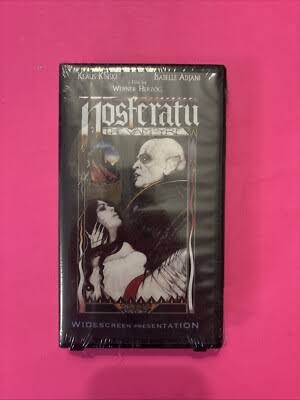 Nosferatu the Vampyre VHS Horror,Dracula Vampire VHS Clamshell -Sealed  13131063936| eBay