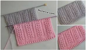 Yapilisi Cok Kolay Ajurlu Orgu Ornegi Bebek Ve Angora Yunle Nazarca Com Orgu Baby Knitting Patterns Orgu Desenleri