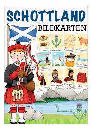 Flash Cards Flashkarten Schottland Deutsch Geschichte Geographie In 2020 Bildkarten Geschichte Schottland