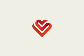 Heart Vector Line Logotype Logo Design Health Medical Logos Inspiration Medical Logo Health