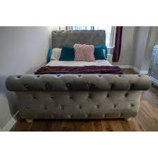 Headboard, footboard, rails, dresser, mirror, & nightstand. Ashley Cassimore Queen Upholstered Bed Aptdeco