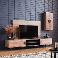 Uzun yıllar kullanabileceğiniz hem dayanıklı hem de şık televizyon üniteleri yeni trendler ile enza home mağazalarında. Enza Home Orlando Tv Unitesi Seti 180x249x50 Cm Fiyati