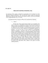Table of contents merchant shipping ordinance entitlement of ship to be registered under this ordinance 2