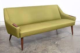 Gorgeous 1960s Era Three Seat Sofa Perched On Solid Turned Teak Legs Sofa Also Features Teak Paws And In 2021 Danish Sofa Danish Design Sofa Scandinavian Sofa Design