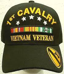 U S Army 1st Cavalry Division Team Vietnam Service Campaign Veteran Vet Cap Hat Premiumhats Baseballcap Veteran Caps Hats Hats