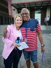 She was nominated for the tony award for best featured actress in a musical in 2014 for port. Annika Larsen On Twitter Thank You To My Work Husband Parliamentofrsa Who Stood With Me In The Rain The Heat And The Bloody Wind 19 Years Enca He Is A Kind