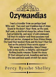 Amazon Com A4 Size Parchment Poster Classic Poem Percy Bysshe Shelley Ozymandias Prints Posters Prints Https Classic Poems Poems How To Memorize Things