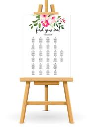 Free Wedding Seating Chart Printable