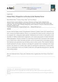 Click the view id requirements button on this page to make sure you have proper id for online testing. Pdf Cluster Policy Perspectives On Practices In The Maritime Sector