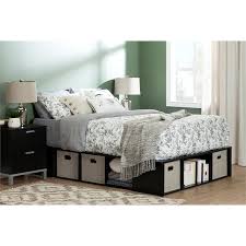 South shore soho storage platform. South Shore Flexible King Storage Platform Bed In Black 12104