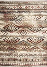 This rug is very beautiful! Suza Cream Beige Red Orange Aztec Banding Rug By Kalora