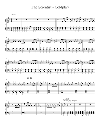 Quick details the scientist was released on 4 nov 2002 as the second single taken from british band coldplay's second studio album, a rush of blood to the head (2002). Print And Download In Pdf Or Midi The Scientist Coldplay The Scientist By Coldplay Coldplay Coldplay Piano Music Chords