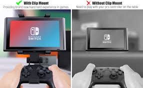 The nintendo switch pro controller is a traditional controller for the nintendo switch, similar to the classic controller pro and wii u pro controller in past systems. Amazon Com Kdd Switch Pro Controller Clip Mount For Nintendo Switch Switch Lite Adjustable Clip Clamp Holder Mount For Nintendo Switch Pro Controller Electronics