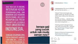 Jembatan gantung pindodeli hutan kertas karawang jembatan gantung pindodeli yang terletak di kelari tol timur ini merupakan. Viral Alumni Ui Tolak Digaji Rp 8 Juta Ini Fakta Gaji Fresh Graduate Di Indonesia Hot Liputan6 Com