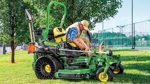 A hydro machine will cost about $3500 plus new. Commercial Lawn Mowers Zero Turn Stand On John Deere Us