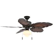 Hampton Bay Nassau 52 In Natural Iron Indoor X2f Outdoor Ceiling Fan 58020 The Home Depot Ceiling Fan Ceiling Fan With Light Hampton Bay
