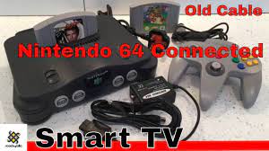 Nintendo 64 av to tv hookup. Nintendo 64 Connected To A Smart Tv With Old Cable Youtube