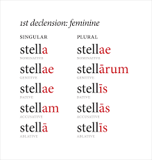 Latin Declensions Chart Wip Blog Bencrowder Net