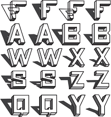 How To Draw 3d Block Letters Drawing 3 Dimensional Bubble Letters Casting Shadows Tutorial How To Draw Step By Step Drawing Tutorials Lettering Alphabet Fonts Lettering Alphabet Graffiti Lettering