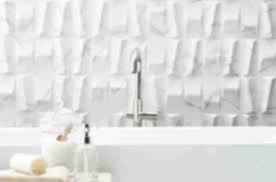 This clever use of color clearly demarcates the bathroom. Bathroom Tile Ideas The Tile Shop