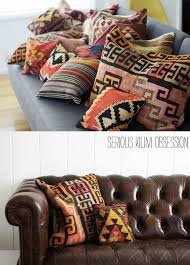 Modern Kilim Inspired Cushions 3 Kirlent Kirlent Yastiklar