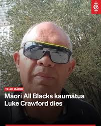 Māori All Blacks kaumātua and police sergeant Luke Crawford has died.