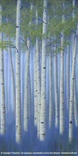 Birch Tree Wall Art Canvas Aspen Trees Painting 4 Piece Canvas Wall Art Oversized Etsy Aspen Trees Painting Birch Tree Art Tree Painting