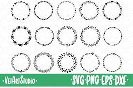 Free Free 199 Round Flower Frame Svg SVG PNG EPS DXF File