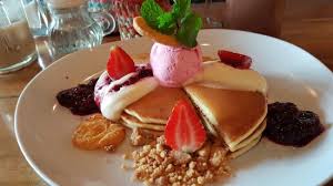 May 27, 2015 · instructions at least 6 hours before you plan to serve the pancakes, mix together the 3 cups of strawberries and 1/4 cup sugar in a. Strawberry Shortcake Pancake Yumz Picture Of The Fat Turtle Seminyak Tripadvisor
