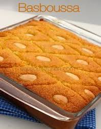 Basboussa Besboussa Ou Basbousa بسبوسة Gateaux De Ramadan Une Recette Speciale De Gateau De Semoule Au Recette Ramadan Recette Basboussa Recette Besboussa