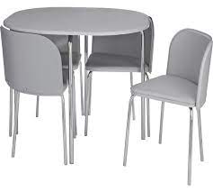 Buy Argos Home Amparo Grey Dining Table 4 Grey Chairs Dining Table And Chair Sets Argos Grey Dining Tables White Dining Table Space Saving Dining Table