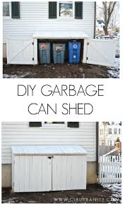 Diy Garbage Can Shed Garage Ideas Man Cave Workshop Organization Organize Home House Indoor Storage Woodwork Desi Garbage Can Shed Garbage Shed Shed
