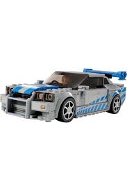 LEGO مسابقه سریع‌ترین قهرمانان: ماشین نیسان اسکایلاین GT R (R34) (319 قطعه)  - شیکولات