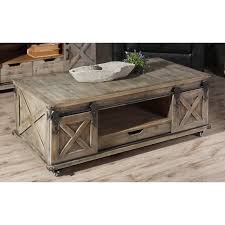 Magnus Wheel Coffee Table With Storage Coffee Table Farmhouse Coffee Table Wood Rustic Coffee Tables