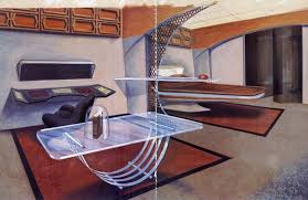 Captain S Quarters Concept Art Star Trek Phase Ii Star Trek Star Trek Series Star Trek Ii