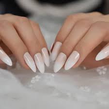 Alibaba.com offers 1,322 money acrylic nails products. Medium Ombre French Fade Nails Almond Tip 24 Nails Press Ons Sure Things