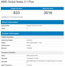 ¿cómo desbloquear la tarjeta sim bloqueada en nokia 3.1 plus? Nokia 3 1 Plus Running Android Pie Spotted On Geekbench Update Imminent Gsmarena Com News