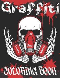 37+ graffiti coloring pages for printing and coloring. Graffiti Coloring Book For Kids And Adults 25 Unique Colouring Pages For All Levels Street Art Coloring Books Stress Relief Paperback Square Books