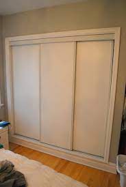 Painted Sliding Closet Doors Faux Trim