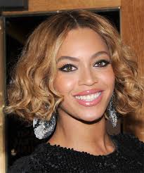Ponytail is a classic and timeless hairstyle for women. Beyonce Knowles Short Wavy Light Golden Brunette Bob Haircut