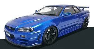For sale in united states! Nismo R34 Gt R Z Tune Bayside Blue Diecast Car Hobbysearch Diecast Car Store