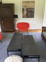 Steel Frame Coffee Table Glammed Up With Stone Ikea Hackers Ikea Coffee Table Coffee Table Coffee Table Steel Frame