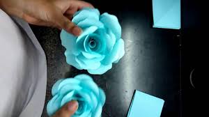 How to make a 3d card using simple utilities like paper,scissors,glue and colors.easy to make, and can be presented in the form. How To Make Realistic And Easy Paper Roses Complete Tutorial Youtube