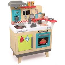 Le bois pouvant stocker du co2, il participe à la réduction de l'effet de serre. Cuisine En Bois Smoby Smoby Pas Cher A Prix Auchan