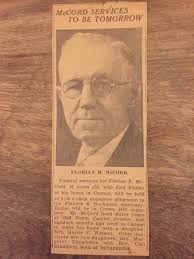 Florian Bartl McCord (1854-1936)