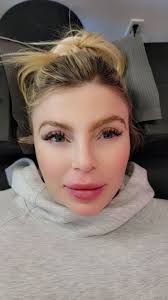 Pretty pretty Gal in our Hybrid Full set + Brow Lami, Tint & wax. Using our  gentlest Coconut Hard wax 🫶🏻🤍, Using our Persona Lash Trays in C .15 & C  .03, Lengths 7-13mm