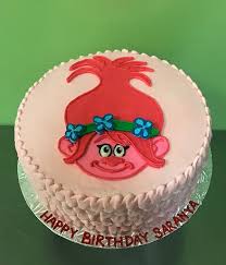 Welcome to amity's edible ideas! Trolls Poppy Cake Asda