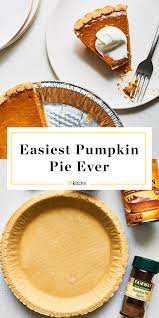 The Absolute Easiest 5 Ingredient Pumpkin Pie Recipe Pumpkin Pie Recipes Pumpkin Pie Recipe Easy Easy Pumpkin Pie