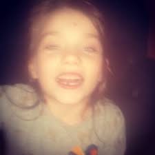 This girl lost her first tooth. She actually let her brother pull it out. I  of course cried a little because she's definitely not a baby anymore, but I  am so excited